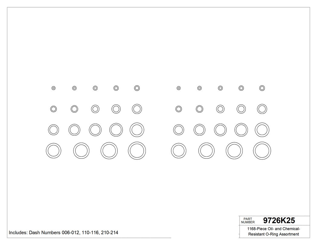 Technical drawing - 9726K25